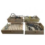 Four RCA Mounting Shelves with Wiring