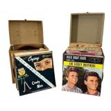 Two Bins of 45 RPM Vinyl Records