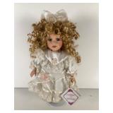 13-Inch Porcelain Doll with Certificate