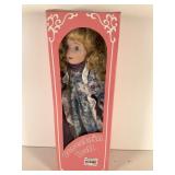 Porcelain Doll in Original Box, 15 Inches