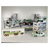 11 Hess Collector Trucks in Boxes