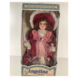 Angelina Collection Porcelain Doll, 18 Inches