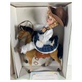 19-Inch Cowgirl Doll on Horse with COA