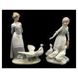 Lladro Figurine and Lladro-Style Figurine