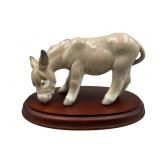 Lladro #4821 Donkey Eating Figurine