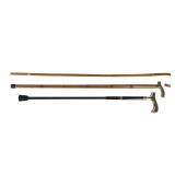 Three Canes, Two with Hidden Knives