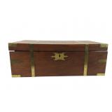 Antique Mahogany and Brass Lap Desk