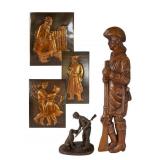 Soldier Wall Plaque, Resin Statue & Wall Art