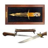 Siberian Tiger & Indian Knife Set