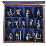 Franklin Mint Colonial People Figurine Set