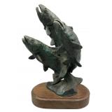 Lawrence Isard Bronze Sculpture of Fish