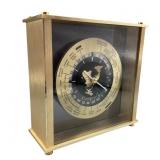 Seiko World Time Brass Table Clock