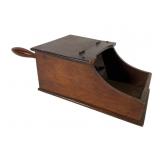 Wooden Ballot Box with Hinged Lid