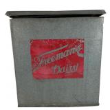 Freeman's Dairy Metal Porch Box