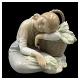 Lladro #1087 Little Green Grocer Figurine