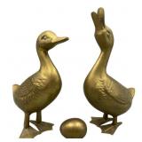 Brass Duck Figurines
