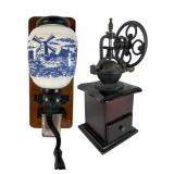 Delft-Style and Vintage Coffee Grinders
