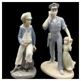 Lladro and Lladro-Style Porcelain Figurines