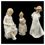 Three Lladro Figurines (#4841, #117, #1109)