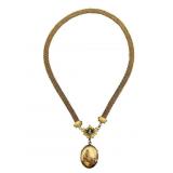 Victorian Memory Locket Necklace, 18 Inches