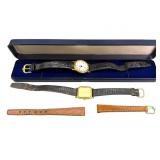 3 Vintage Wrist Watches Bucherer, Weil