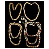 Natural Shell Beaded Necklaces +