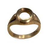 10K Gold Empty Bezel Ring