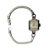 Gorgeous 14k Longines Watch W/ Diamonds & Rubies