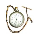 Elgin National Silveroid Pocket Watch, Late 19th C