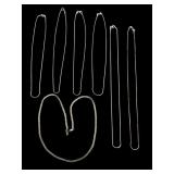 Seven Chain Necklaces, Six Marked 925