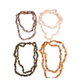 4 Genuine Stone Necklaces
