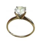 14k CZ Style Engagement Ring