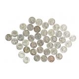 43 Silver Washington Quarters