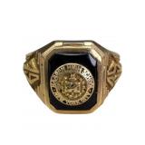 10k 1939 NYC Haaren High School Ring