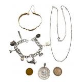 999, 800 Silver Jewelry and Coin Collection