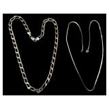 Sterling Silver Necklace Pair, Repair