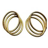 14K Hollow Hoop Earrings