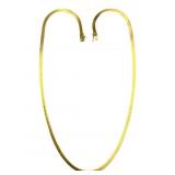 20 Inch 14K Flat Chain Necklace
