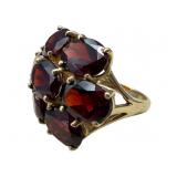 10K Gold Garnet Ring