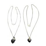 2 Sterling and Gemstone Necklaces
