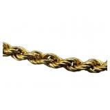 14k Gold Rope Bracelet, Repair