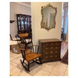 Furniture Set: Rocker, Dresser, Mirror