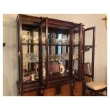 Contents of China Cabinet: Glassware & Figurines