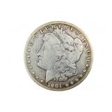 1901-O Morgan Silver Dollar Coin