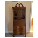 Secretary Desk with Glass Doors