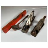 Hand Planes, Level, and Ladle