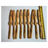 Eight Wooden Propellers