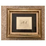 Framed 1972 Art Print by Kaiko Moti