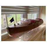 36-Inch Wooden Chris-Craft Model Boat