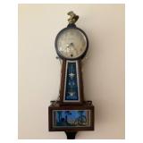 New Haven Banjo Wall Clock with Eagle Finial
